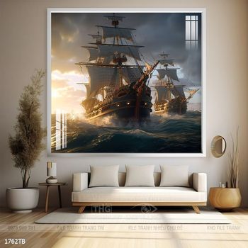 Tranh thuận buồm xuôi gió đẹp