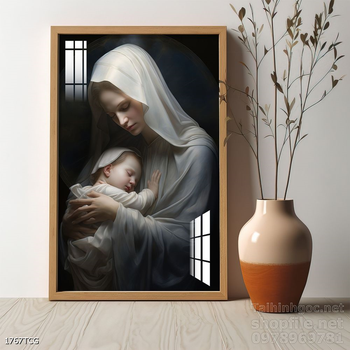 Tranh tranh trí tường công giáo sang trọng