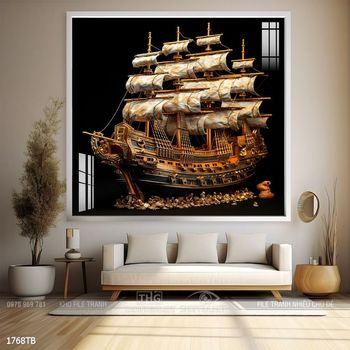 Tranh thuận buồm xuôi gió treo tường đẹp