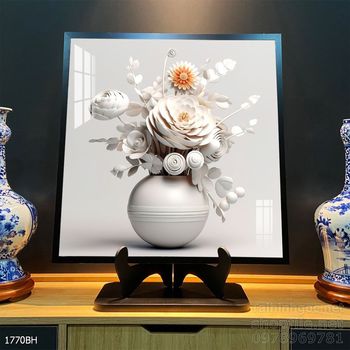 Tranh bình hoa nghệ thuật treo tường