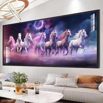 Tranh treo tường ngựa bát mã
