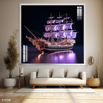 Tranh thuận buồm xuôi gió đẹp