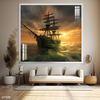 Tranh thuyền và biển