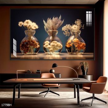 Tranh bình hoa đẹp trang trí tường