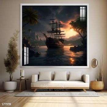 Tranh thuận buồm xuôi gió treo tường đẹp