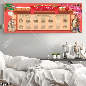 Tranh lời dạy của KHỔNG TỬ