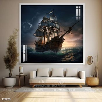 Tranh thuận buồm xuôi gió đẹp ấn tượng