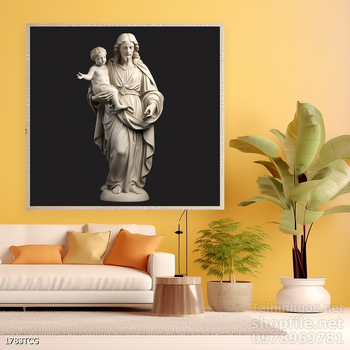 File tranh công giáo decor trang trí tường phòng thờ