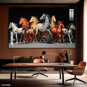 Tranh ngựa bát mã truy phong