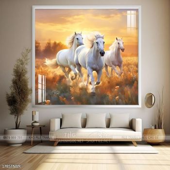 Tranh ngựa treo tường