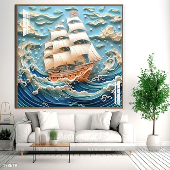 Tranh thuận buồm xuôi gió đẹp