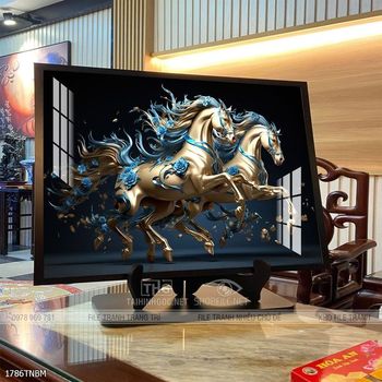 Tranh ngựa đẹp ấn tượng