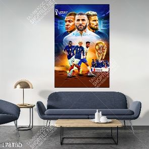 Tranh bóng đá ngôi sao đội tuyển Pháp