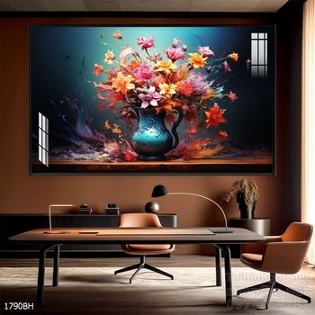 Tranh bình hoa đẹp decor trang trí tường