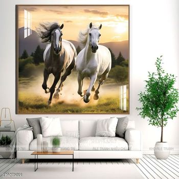 Tranh ngựa mã đáo thành công