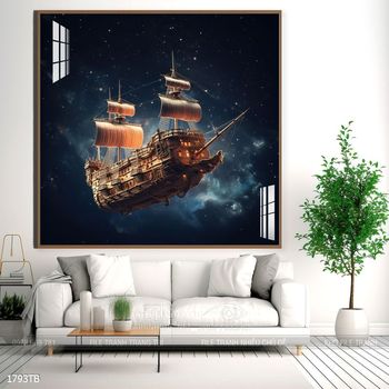 Tranh thuận buồm xuôi gió trang trí tường nhà