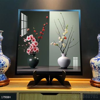 File tranh bình hoa nghệ thuật mẫu mới nhất