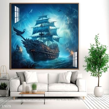 Tranh thuận buồm xuôi gió đẹp ấn tượng