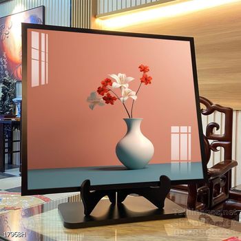 Tranh bình hoa 3D tuyệt đẹp