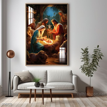 File tranh công giáo decor trang trí tường phòng thờ