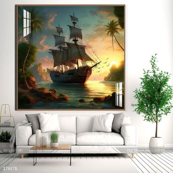 Tranh thuyền và biển