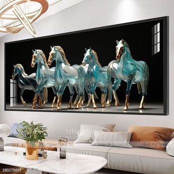 Tranh treo tường ngựa bát mã