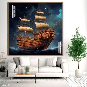 Tranh thuận buồm xuôi gió treo tường đẹp