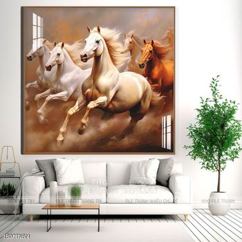Tranh ngựa treo tường