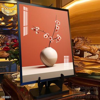 Mẫu tranh bình hoa treo tường đẹp nhất