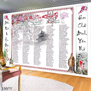 Tranh thờ lời dạy của KHỔNG TỬ