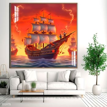 Tranh thuận buồm xuôi gió treo tường đẹp