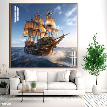 Tranh thuận buồm xuôi gió trang trí tường nhà