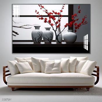 Tranh bình hoa nghệ thuật treo tường