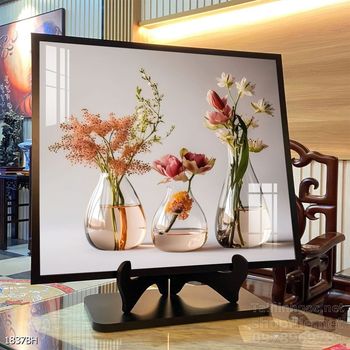 Mẫu tranh bình hoa mới nhất trang trí phòng khách, phòng ăn