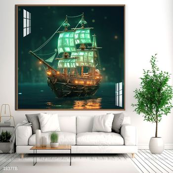 Tranh thuận buồm xuôi gió trang trí tường nhà