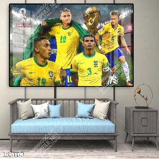 Tranh cầu thủ những ngôi sao đội tuyển Brazil