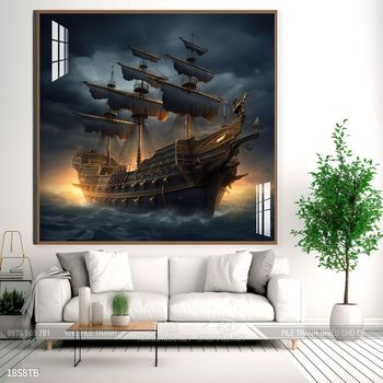 Tranh thuận buồm xuôi gió treo tường đẹp