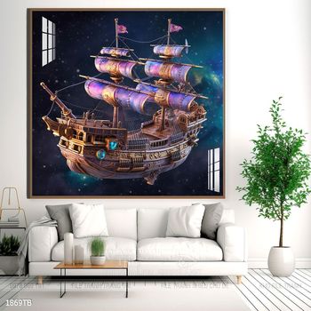 Tranh thuận buồm xuôi gió treo tường đẹp