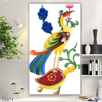 Tranh phòng thờ kim quy vecter