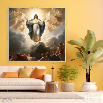 File tranh công giáo decor trang trí tường phòng thờ