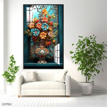 Mẫu tranh bình hoa treo tường đẹp nhất