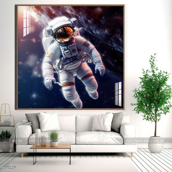 Tranh treo tường phi hành gia vũ trụ