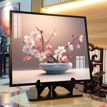 Mẫu tranh bình hoa mới nhất trang trí phòng khách, phòng ăn