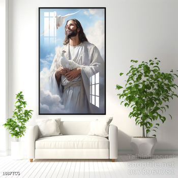 File tranh công giáo decor trang trí tường phòng thờ