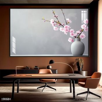 Tranh bình hoa đẹp trang trí tường