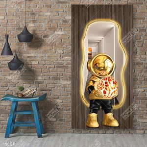 Tranh nghệ thuật phi hành gia trang trí tường nhà