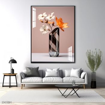 Tranh bình hoa đẹp tinh tế mẫu mới nhất