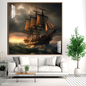 Tranh thuận buồm xuôi gió treo tường đẹp