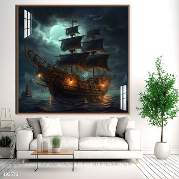 Tranh thuận buồm xuôi gió trang trí tường nhà