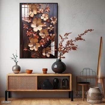 Mẫu tranh bình hoa mới nhất trang trí phòng khách, phòng ăn